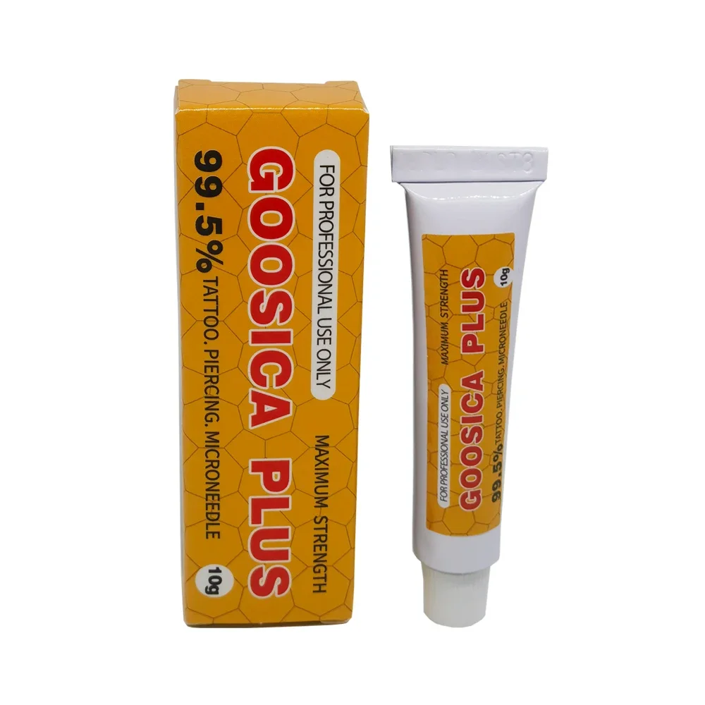99.5% Goosica plus Tattoo Cream Before Permanent Makeup Microblading Piercing Body Beauty Eyebrow Lips Liner 10g