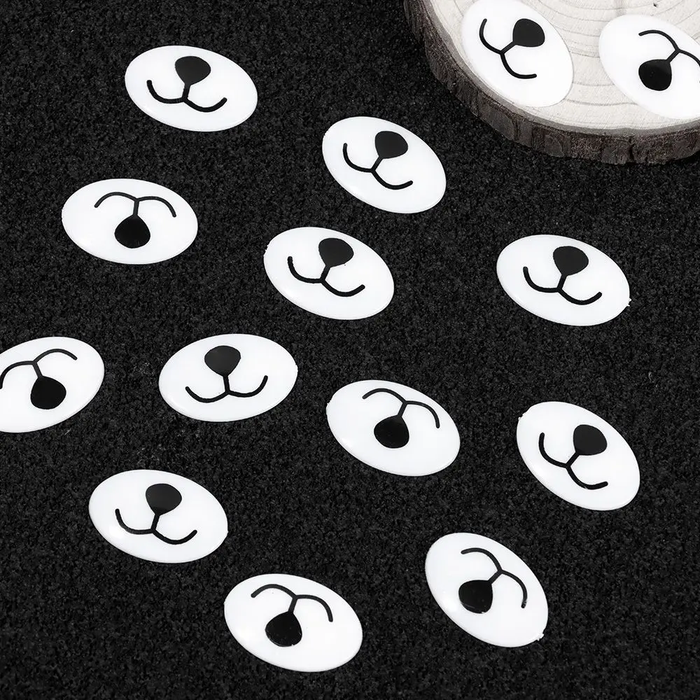 10pcs Plastic Doll Accessories Animal Puppet Nose Cartoon Safety Eyes Bear Mouth Doll Nose Kawaii Doll Eyes