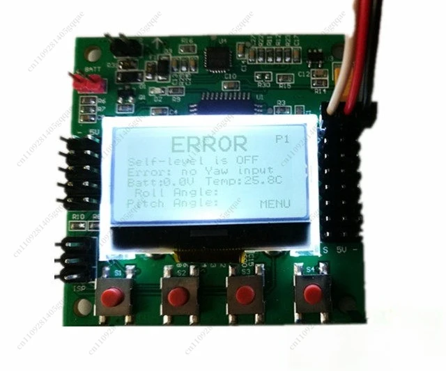 2.1.5 LCD-Flugsteuerplatine für FPV-Renndrohnen zum Selberbauen – Detail 2