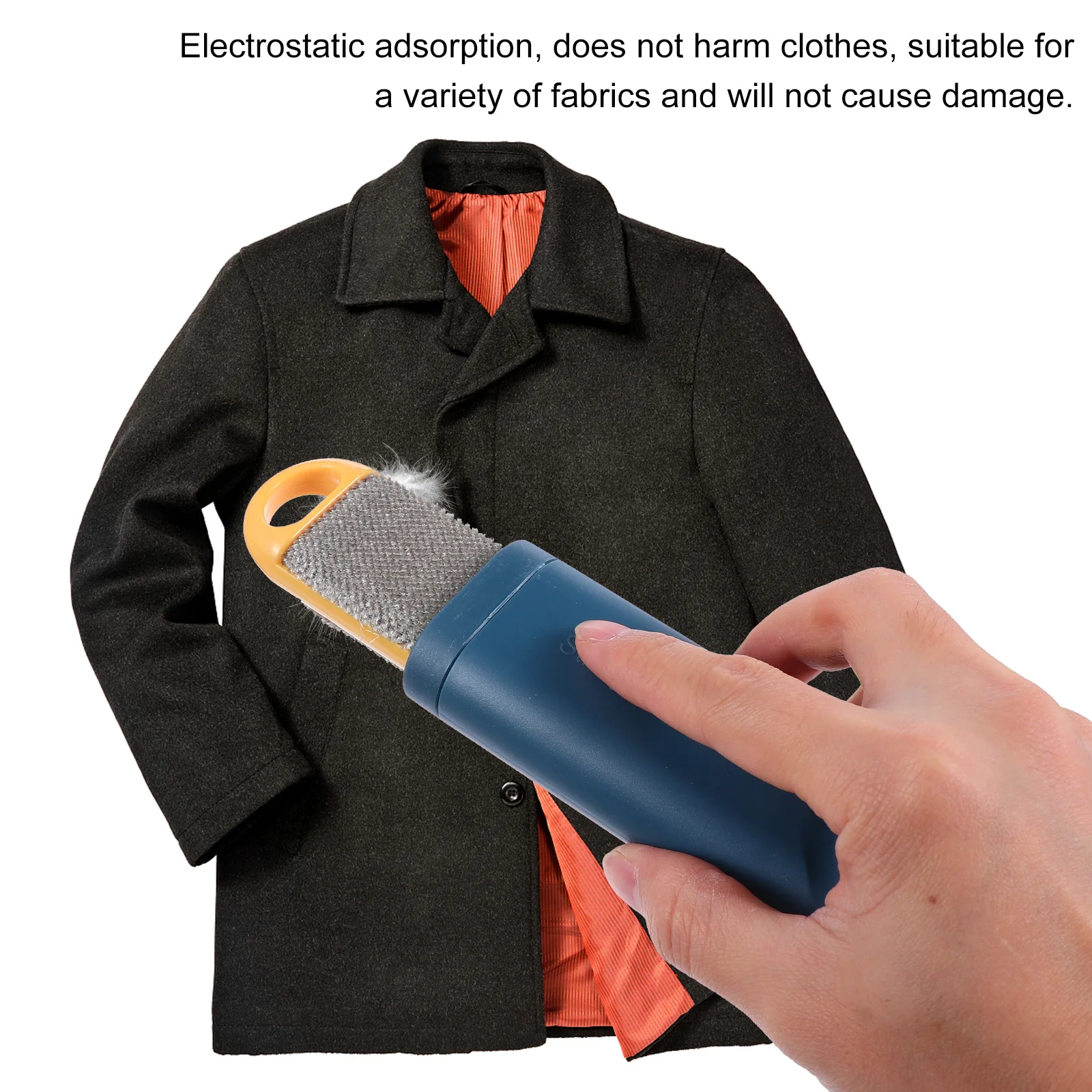 

Pet Hair Remover Brush Double Sided Electrostatic Lint Remover For Clothes Furniture Cleaning Tool Portable Home Travel