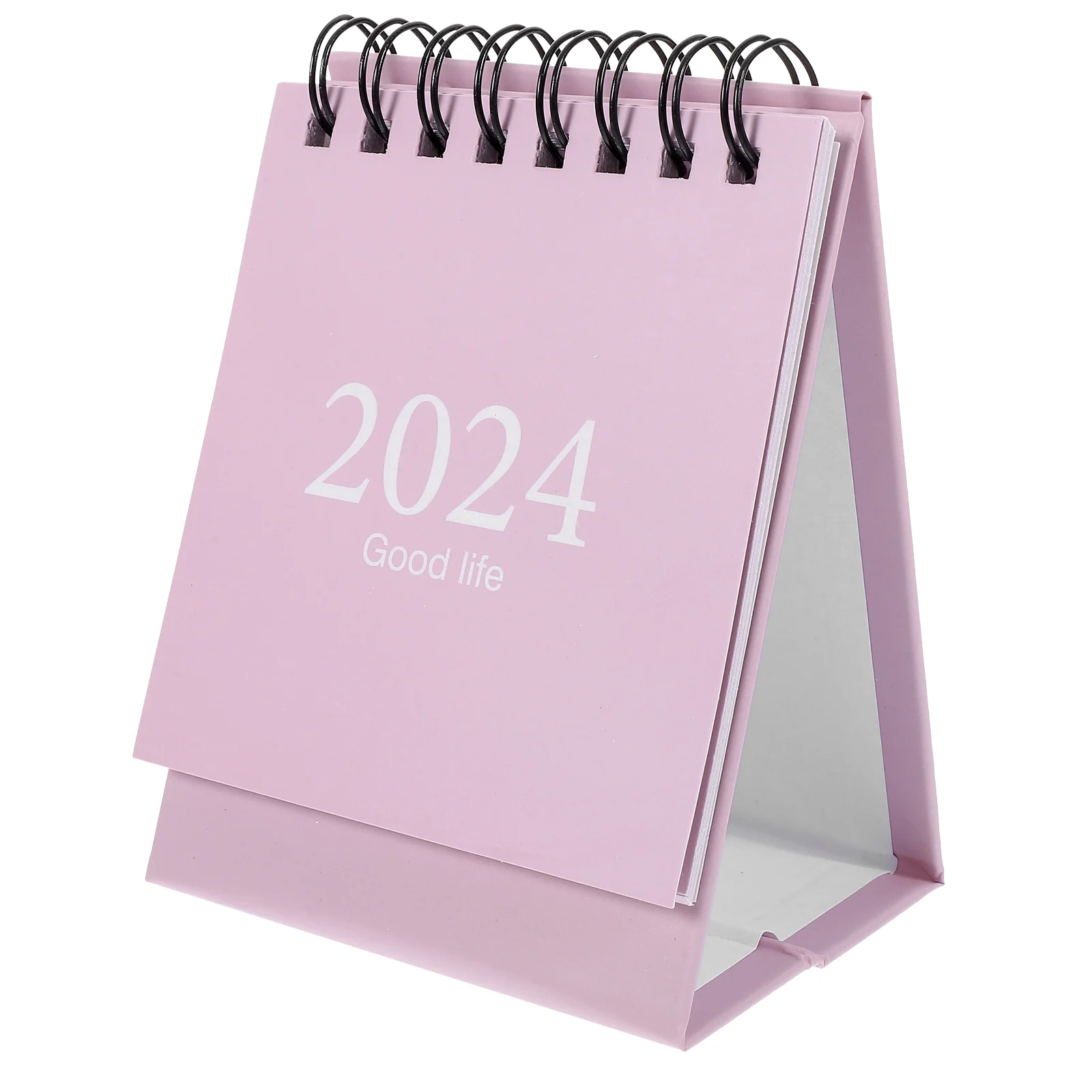 Desk Calendar 2024 Mini Simple English Desktop Ornament Office Decor Table 105X75X6CM Paper for