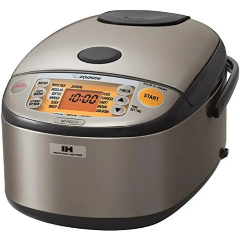 Zojirushi NP-HCC18XH indução aquecimento sistema arroz fogão e aquecedor, inoxidável cinza escuro, 1,8 L