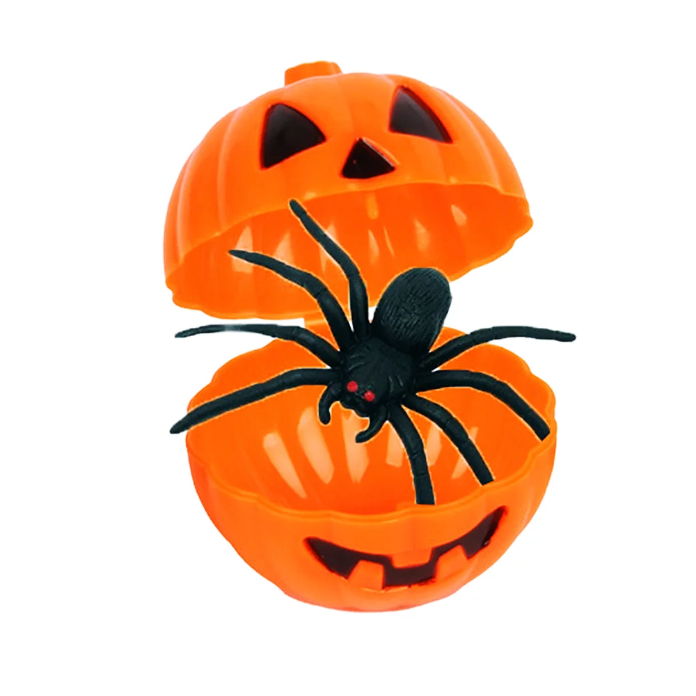 10/20/30 Pcs Halloween Pumpkin Bucket Blind Box Gashapon Storage Box Party Trick Open Lid Pumpkin Candy Mini Pumpkin Shell