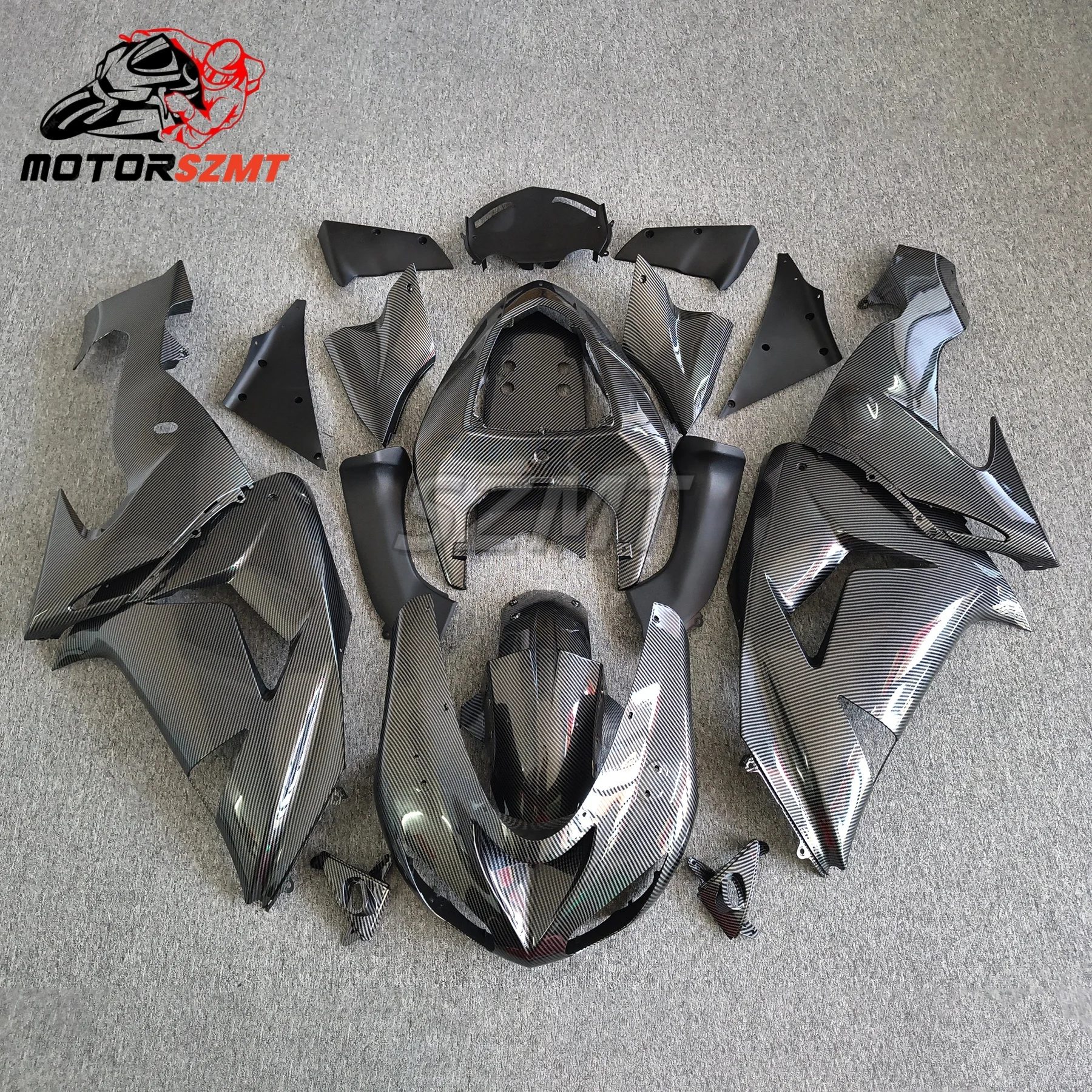 

Motorcycle Fairings Kit for Kawasaki Ninja ZX-10R ZX10R 2006 2007 Plastic Shell ZX 10R 06 07 ABS TOP Green Bodywork Set