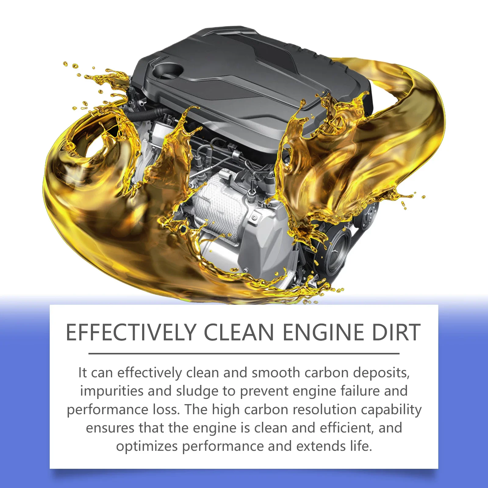 Engine Carbon Removal Repair Agent Car Anti-Shaking Oil 100ML Engine Anti-Wear Protectant Engine Oil System Cleaner For Noise