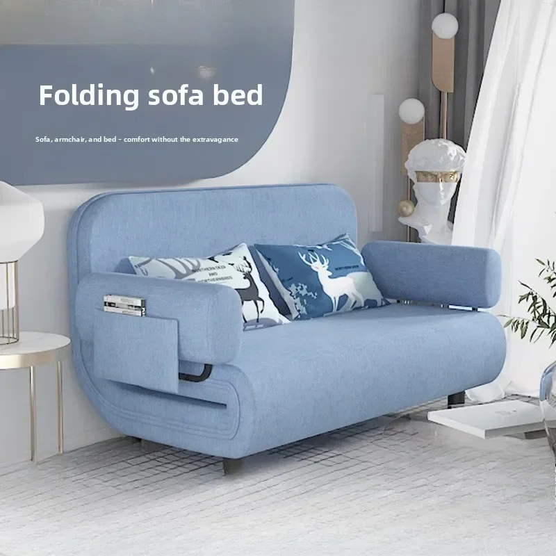 Folding bed Sofa bed Single bed Home office Dual use Lunch break Lazy double foldable sofa chair