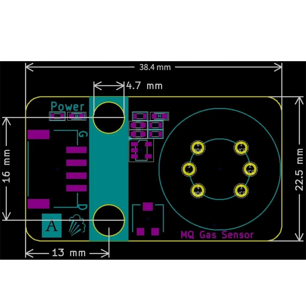 MQ‑4 Gas Sensor Module Methane Natural Gas Detector LM393 Comparator 3.3‑5V Analog Digital Output for Arduino ESP32 DIY Electron