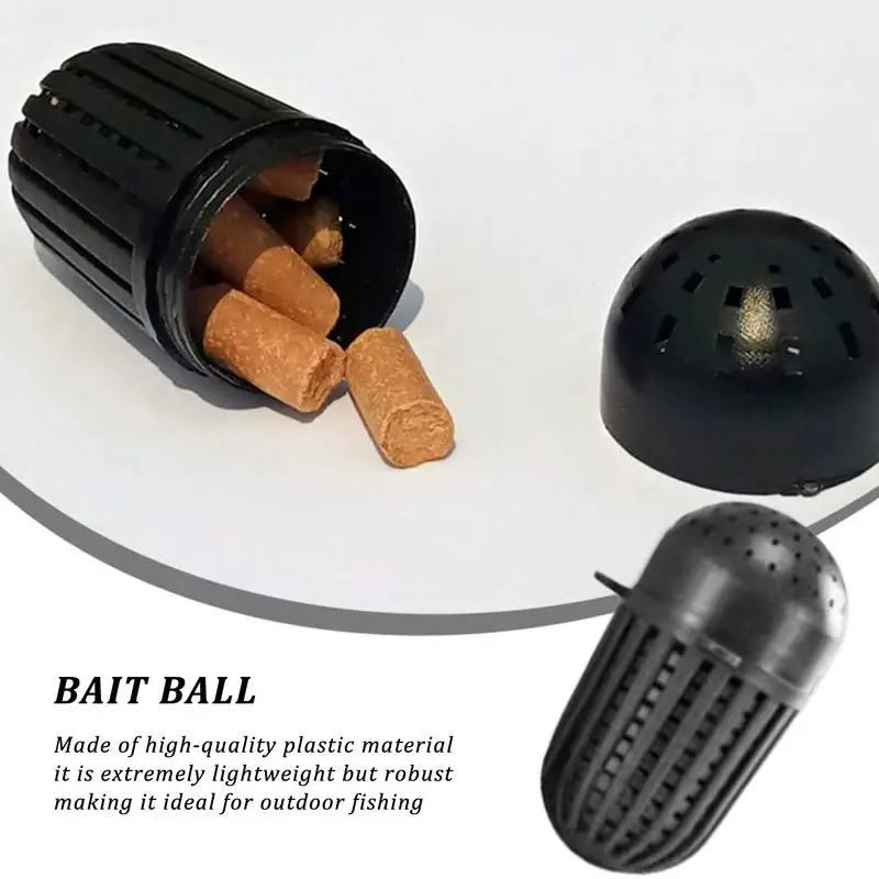 Bait Ball Cage Fishing Tackle Cage Sturdy Portable Cage Basket Feeder Lure Cage Bait Lure Feeders Basket Holder For Fish Shrimp