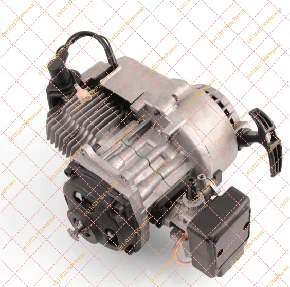 49cc 2-Stroke Mini Bike Engine, Pull Start Gas Motor for Pocket Bike & Mini Dirt Bike