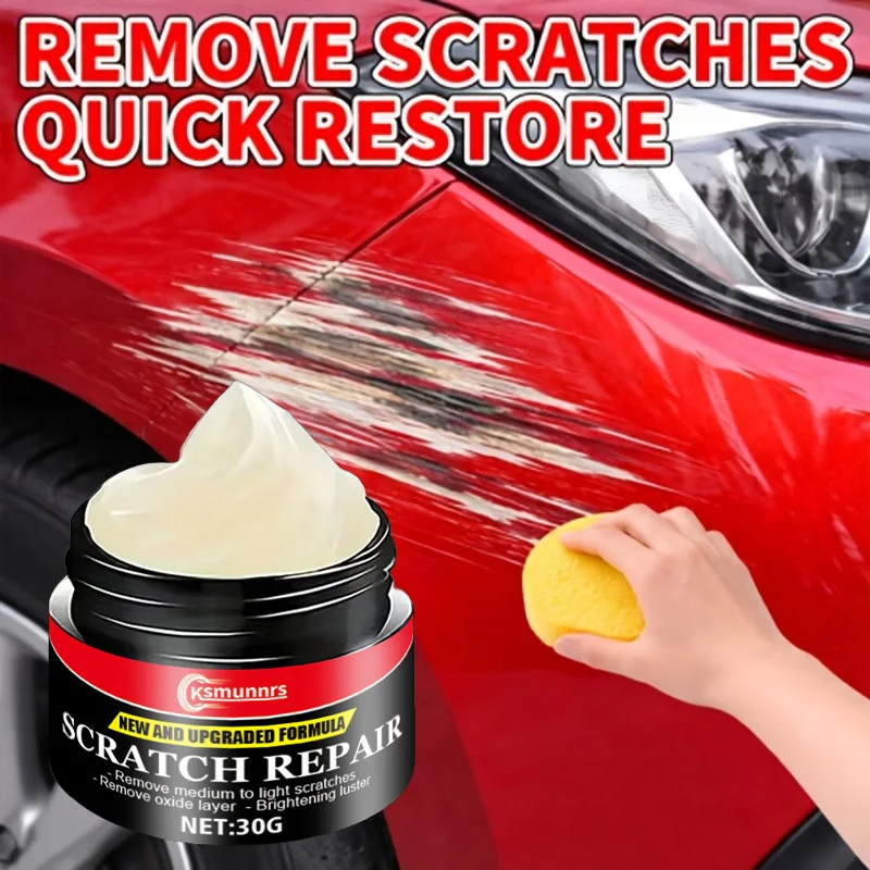Car Scratch Wax & Deep Paint Repair Agent, Surface Polishing Paste with Advanced Ceramic Coating Technology — Restores Gloss