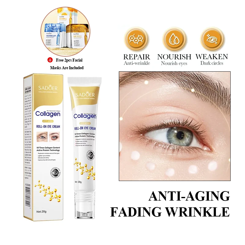 

Eye cream with collagen Moisturize the eye area Anti Dark Circles Eye Bags Firming Moisturizing Eye Cream Eye Care Skin Care