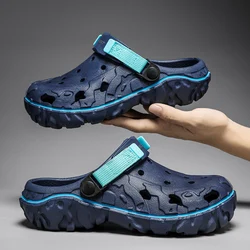 Summer Comfortable Men's Garden Clogs Breathable EVA Injection Shoes Casual Sandal Woman Beach Slippers Water Shoes Clogs Cheap