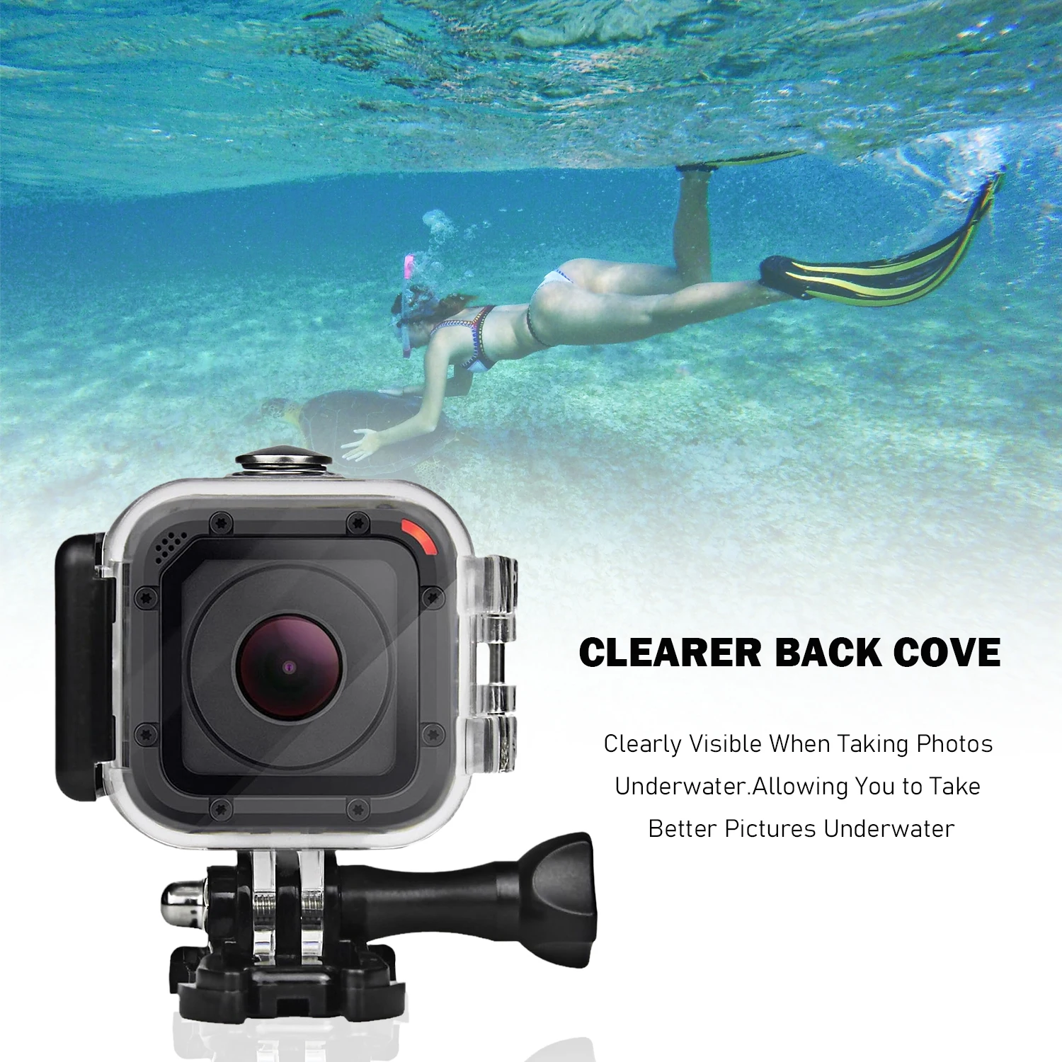 Waterproof Housing Case for Gopro Hero 5 4 Session Underwater 45M Protection Box for GoPro Hero5 Session Accessories