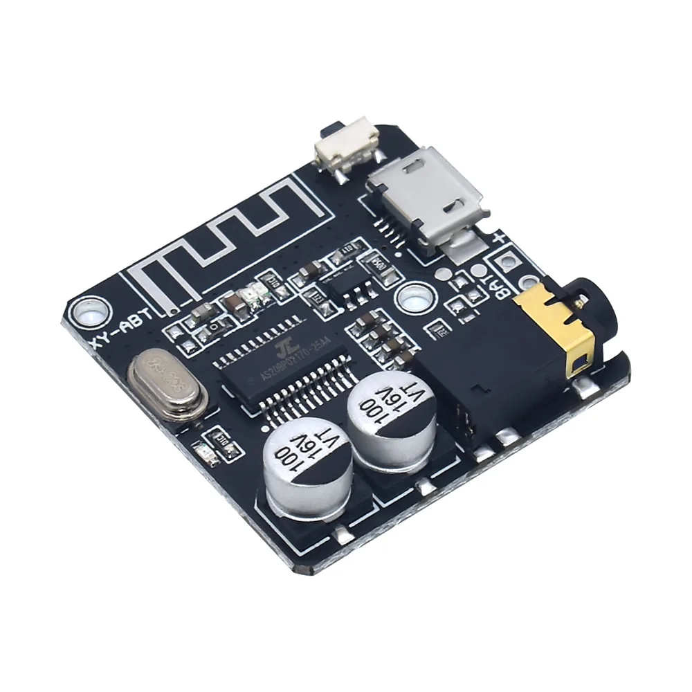 WAVGAT DIY Bluetooth 5.0 audio receiver module MP3 Bluetooth decoder board car speaker audio amplifier board ABT — zdjęcie 4