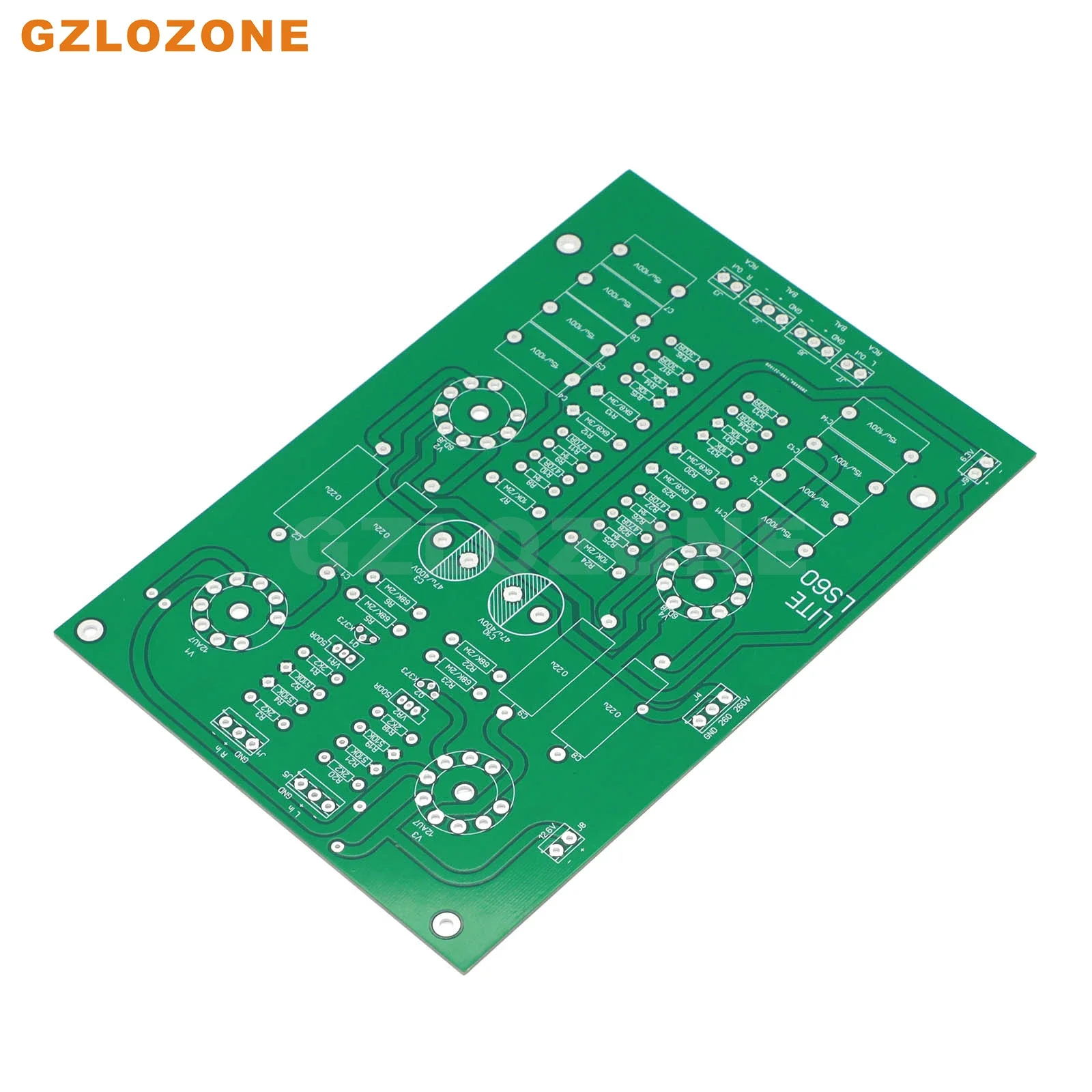 GZLOZONE HIFI LS60 Balanced 6DJ8+12AU7 Tube Preamplifier Bare PCB