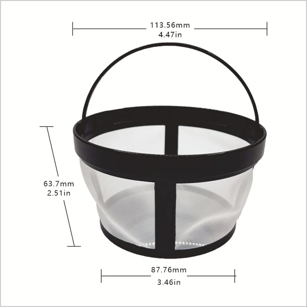 Filter Funnel Mesh Portable Handle Reusable Useful Washable Cafe Coffees Maker Accessory Hand Filter Nylon Household Basket