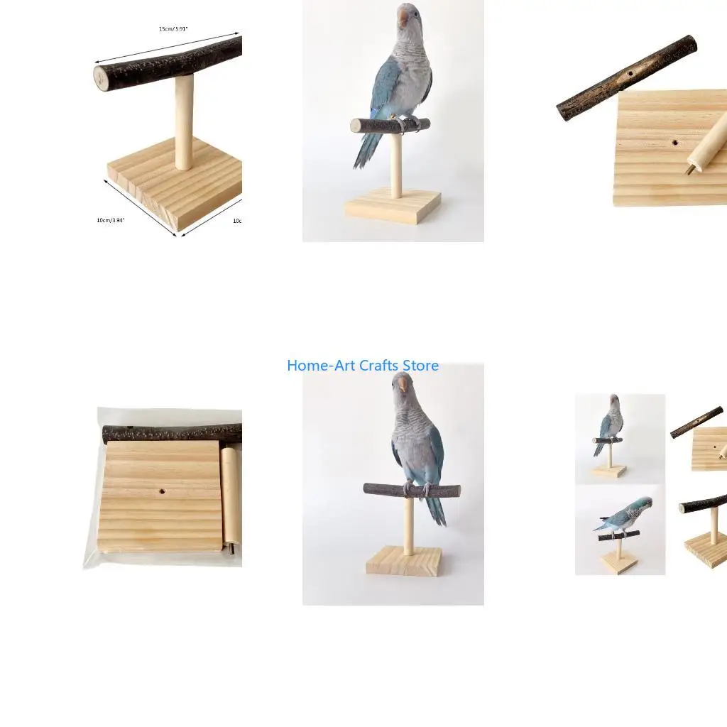 Y3NA Bird Perch Stand Stand Scratchers Multifunctional Branch for Parrots Parakeets