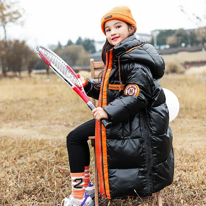 -30 degrees Children down cotton jacket for Girls Clothes boy Winter warm parka Kids outerwear coat Snowsuit waterproof Clothing