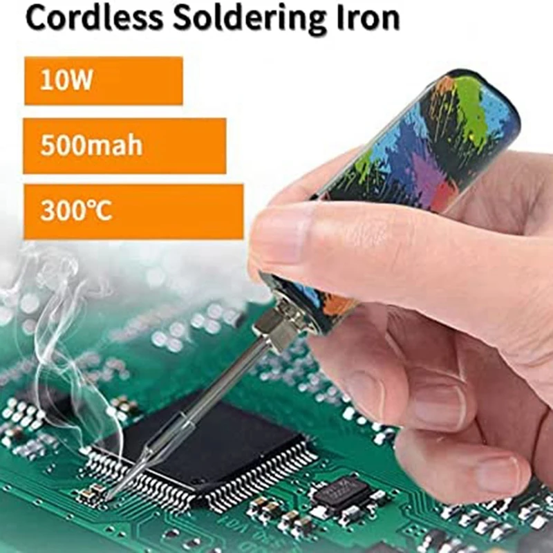 1 Piece Wireless Soldering Iron Kit USB Welding Repair Tool Cordless Soldering Iron For Repair