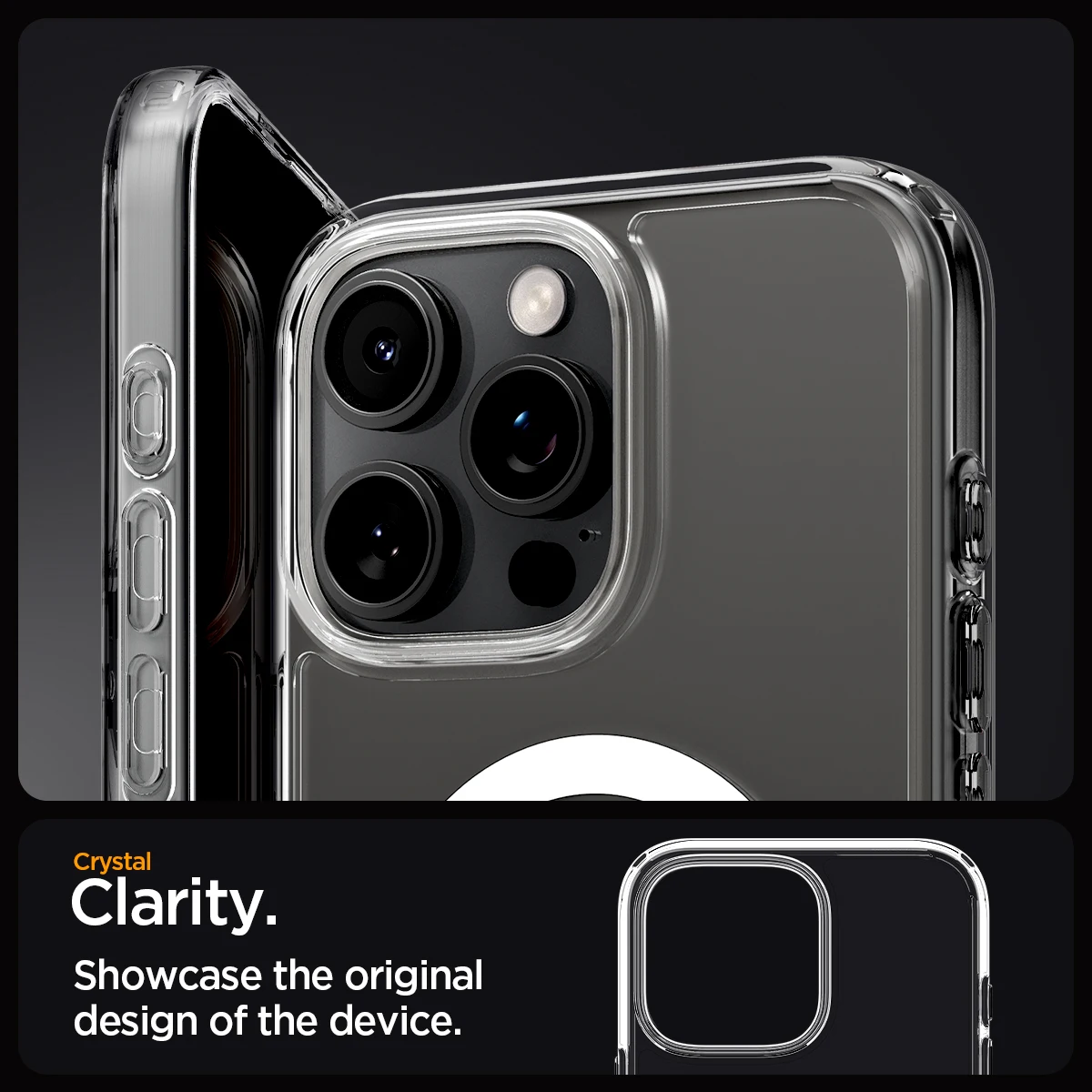 Etui Spigen Ultra Hybrid MagFit do iPhone'a 16 Pro Max / 16 Pro Kompatybilne z Magsafe — zdjęcie 4
