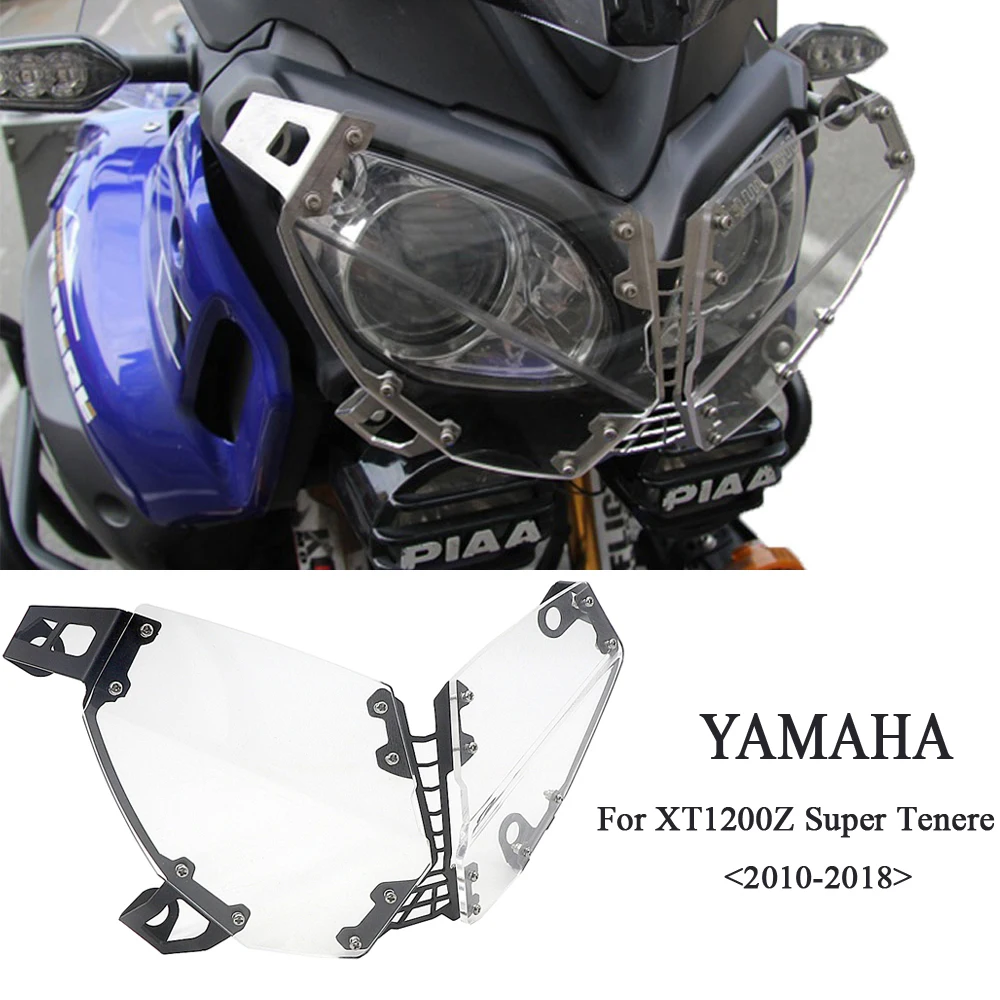 For YAMAHA XT 1200 Z XT1200Z XT1200Z Super Tenere 2010-2018 Motorcycle Headlight Clear Headlight Cover Protector 2017 2016 2015