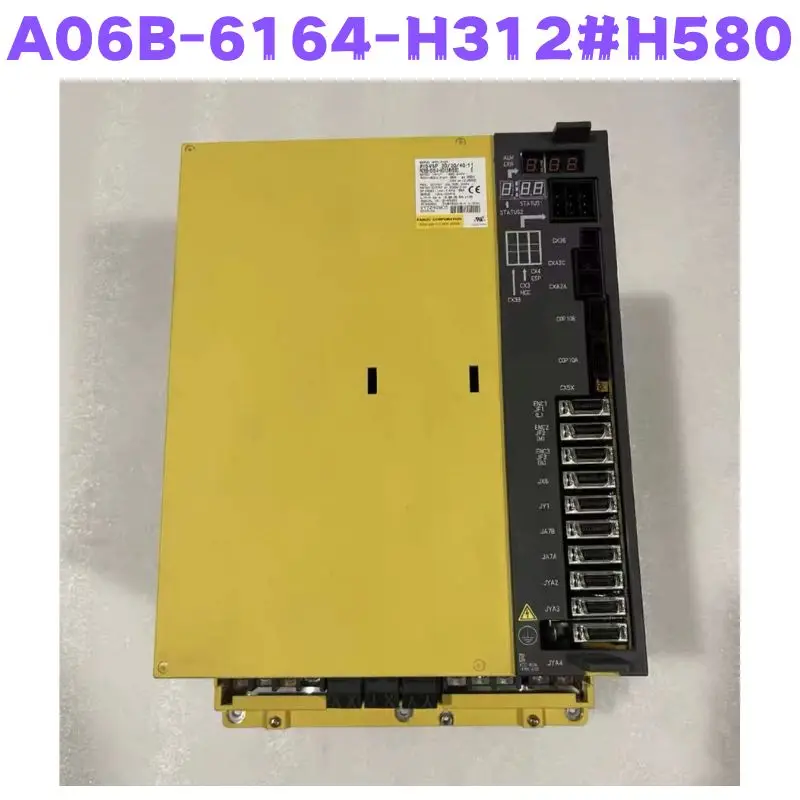 Second-hand A06B-6164-H312#H580 A06B-6164-H312 Servo Amplifier Tested OK