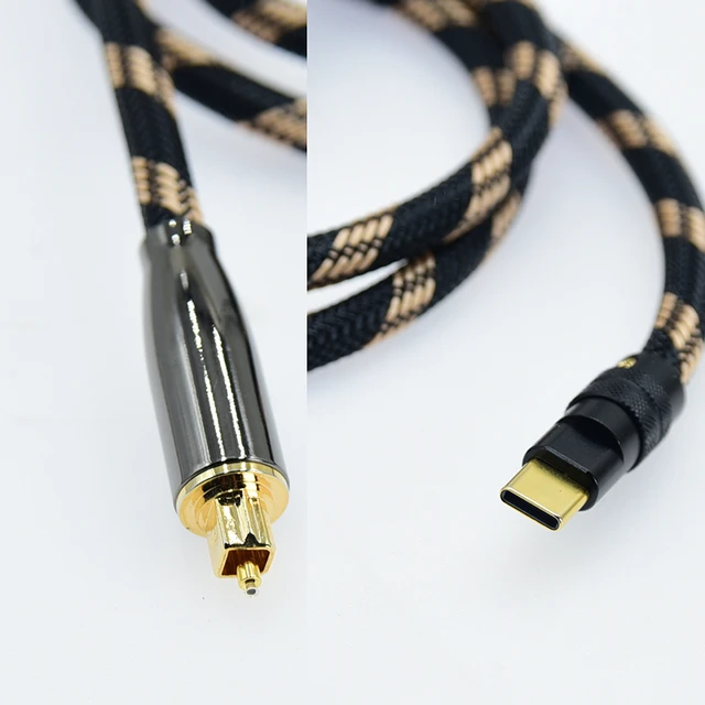 Usb c to Optical Cable Male Type c to Digital Opt Fiber Optic Audio Interface Adapter Wire Toslink Cord for phone dac amp Sound AliExpress