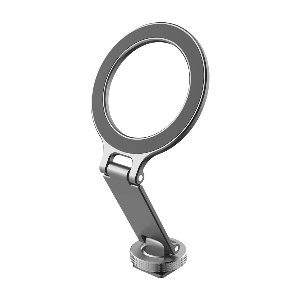 A10I Magnetic Phone Mount for Folding Cold Shoe Phone Holder Horizontal Vertical for Phone Camera Tripod