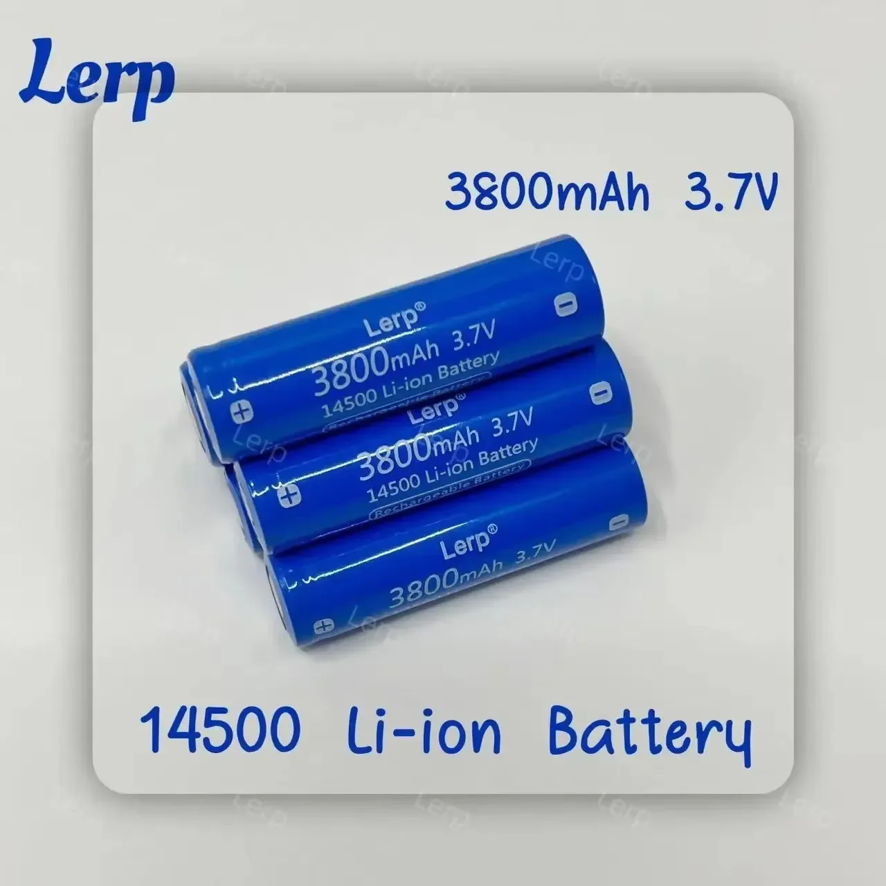 Large capacity rechargeable lithium-ion battery, 14500 V, 3.7 mAh, used for electric toothbrushes, razors, 3500