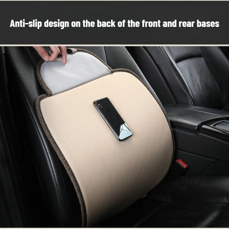 Universal Flachs Leinen Auto Sitz Abdeckung Vorne Hinten Nicht Rutsche Alle Saison Auto Schutz Matte Pad Warm Halten Universal Fit Lkw SUV Van – Detail 6