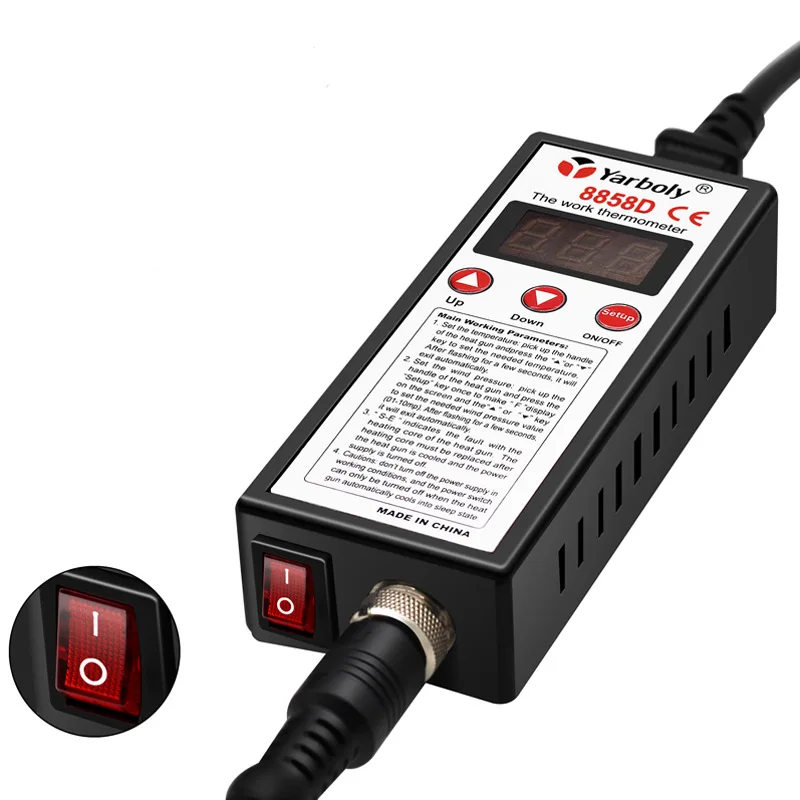 2 in 1 디지털 열풍 납땜 제거 스테이션, 휴대폰 수리용 열풍기 도구 세트