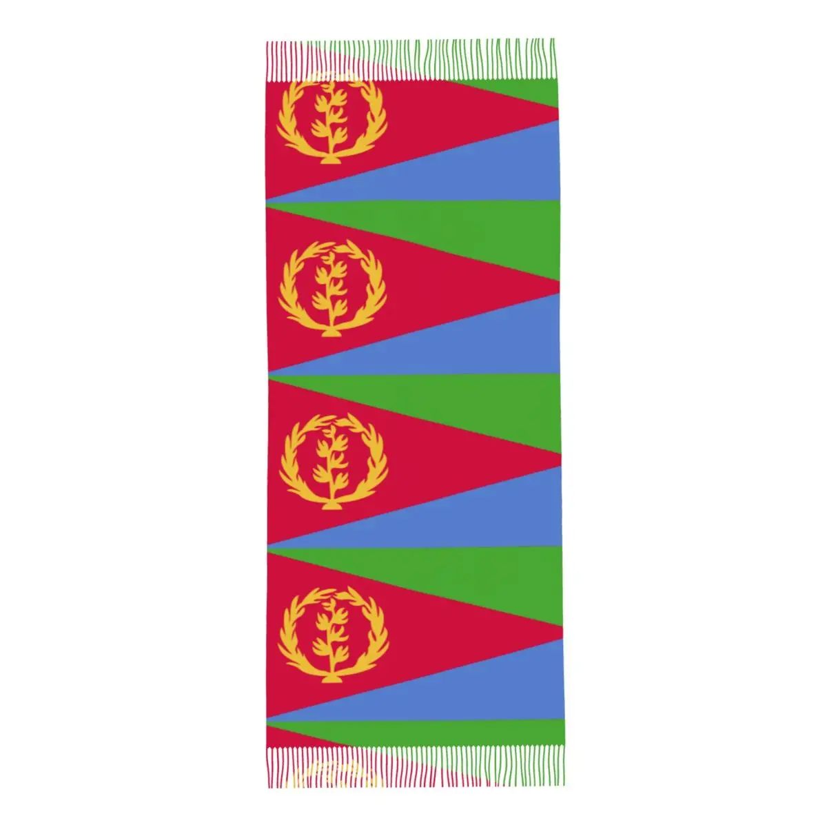 Eritrea Flag Women\'s Tassel Shawl Scarf Fashion Scarf