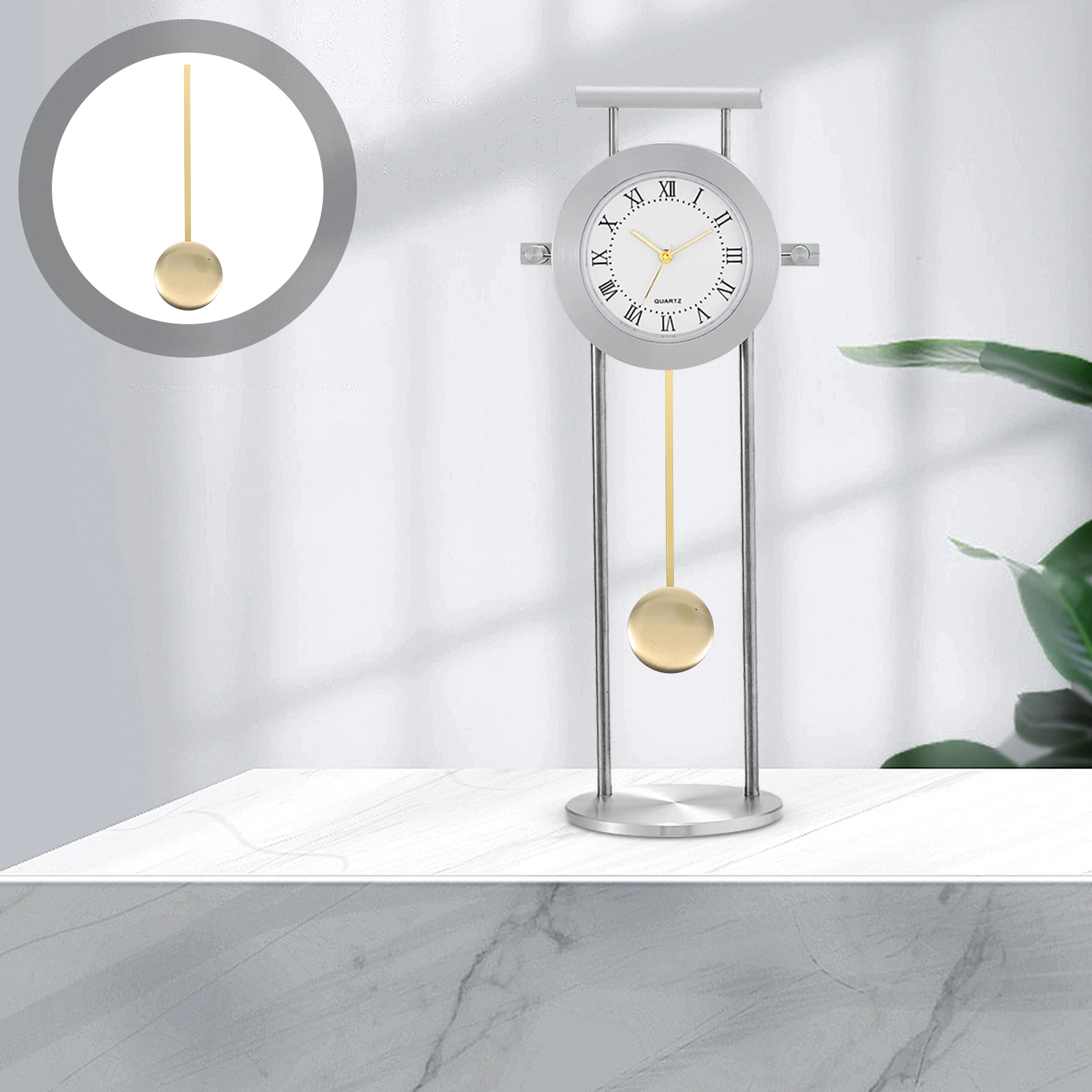 

Clock Pendulum for Wall Clock Metal Replacement Part DIY Movement Mechanism Accessory Minimalist Design Suitable Home Decor Gift