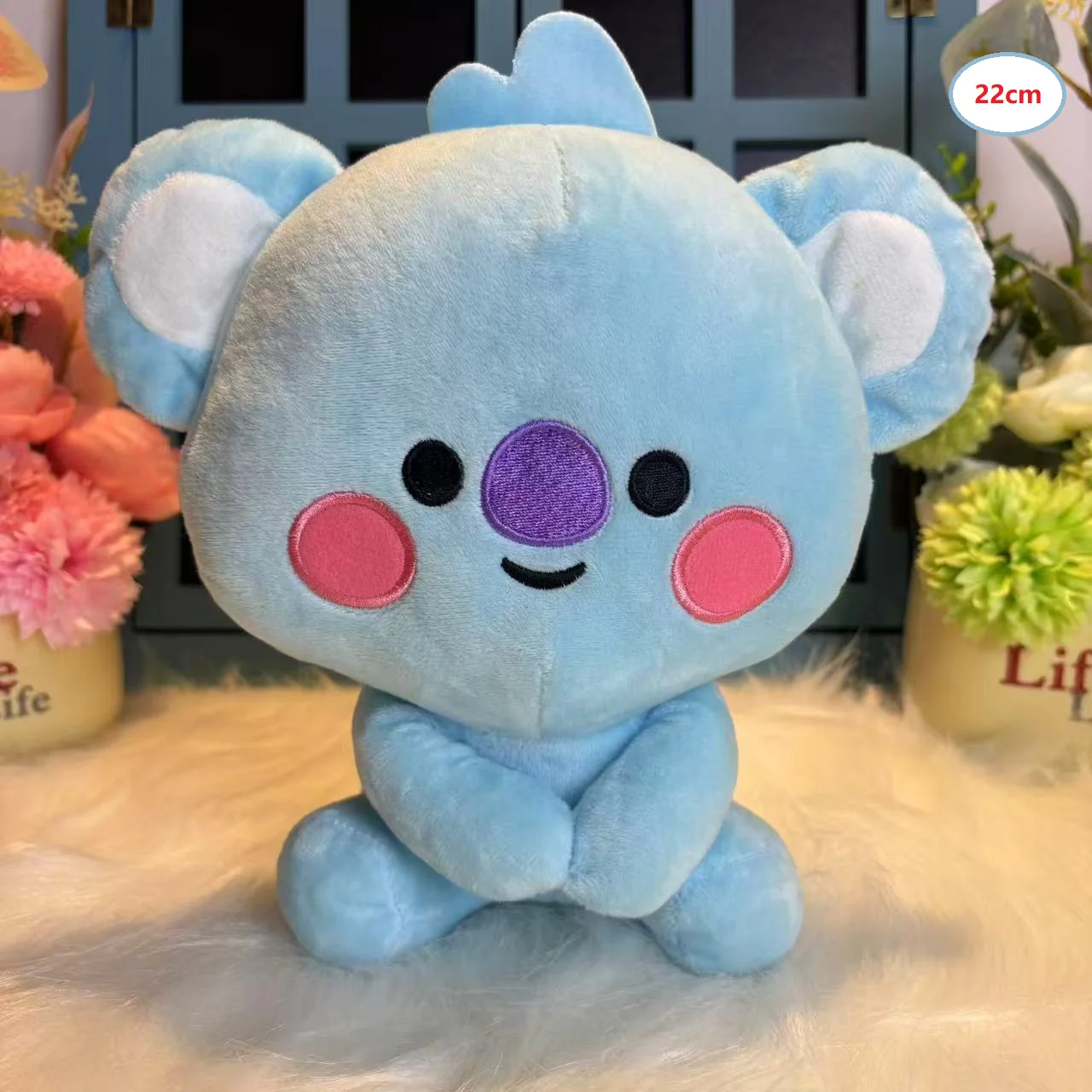 Hot B-T-21 Plush Toy Tata Koay Shooky Mang Cooky Cartoon Animal Backpack Key Mobile Phone Pendant Office Toys Friend Gift view 4