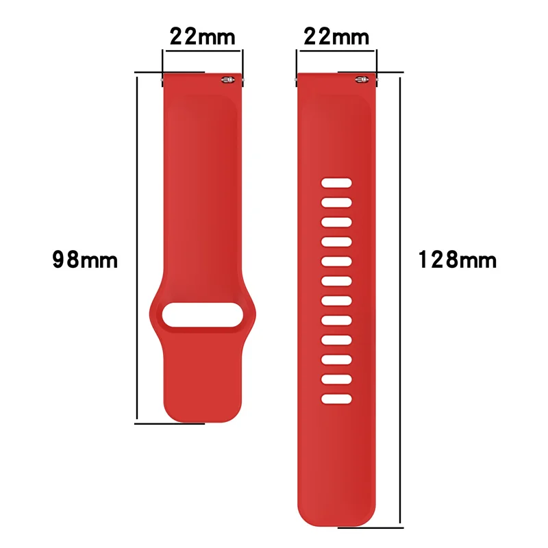 22mm Silicone Strap For Redmi Watch 5 Active 5 Lite Smart Watch Original Bracelet WristBand Watch5 Wrist Accessories Case