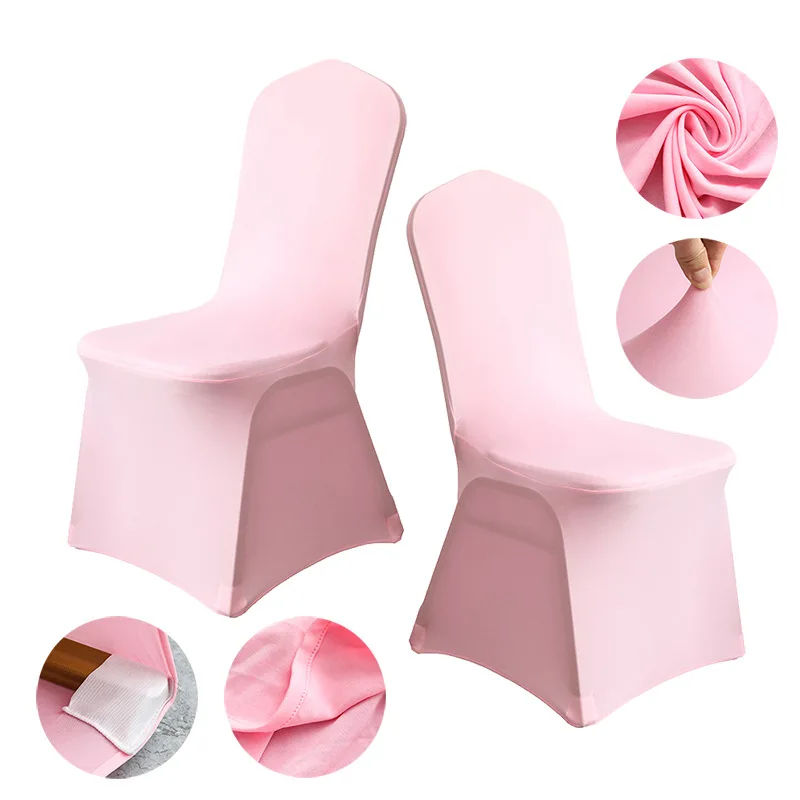 

10Pcs Wedding Chair Covers Spandex Stretch Slipcover for Restaurant Banquet Hotel Dining Party Universal Chair Cover