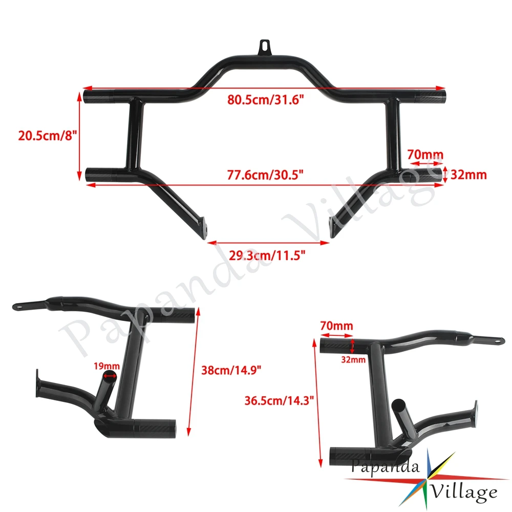 For Harley Touring Road King Electra Street Glide ST CVO 14-24 Motorcycle 1-1/4