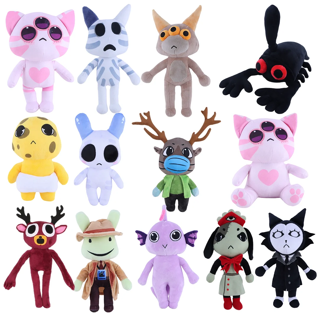 Cartoon Animal Hospital Plush Tiny Anomalies Detective Intern Anglerfish Abnormal Animals for Kids Game Fans Birthday Xmas Gift