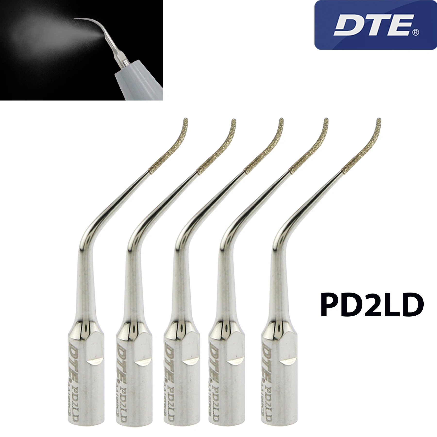 

DTE Dental стоматологический ультразвуковой пьезоэлектрический скейлер наконечники с алмазным покрытием PD2LD fit NSK SATELEC