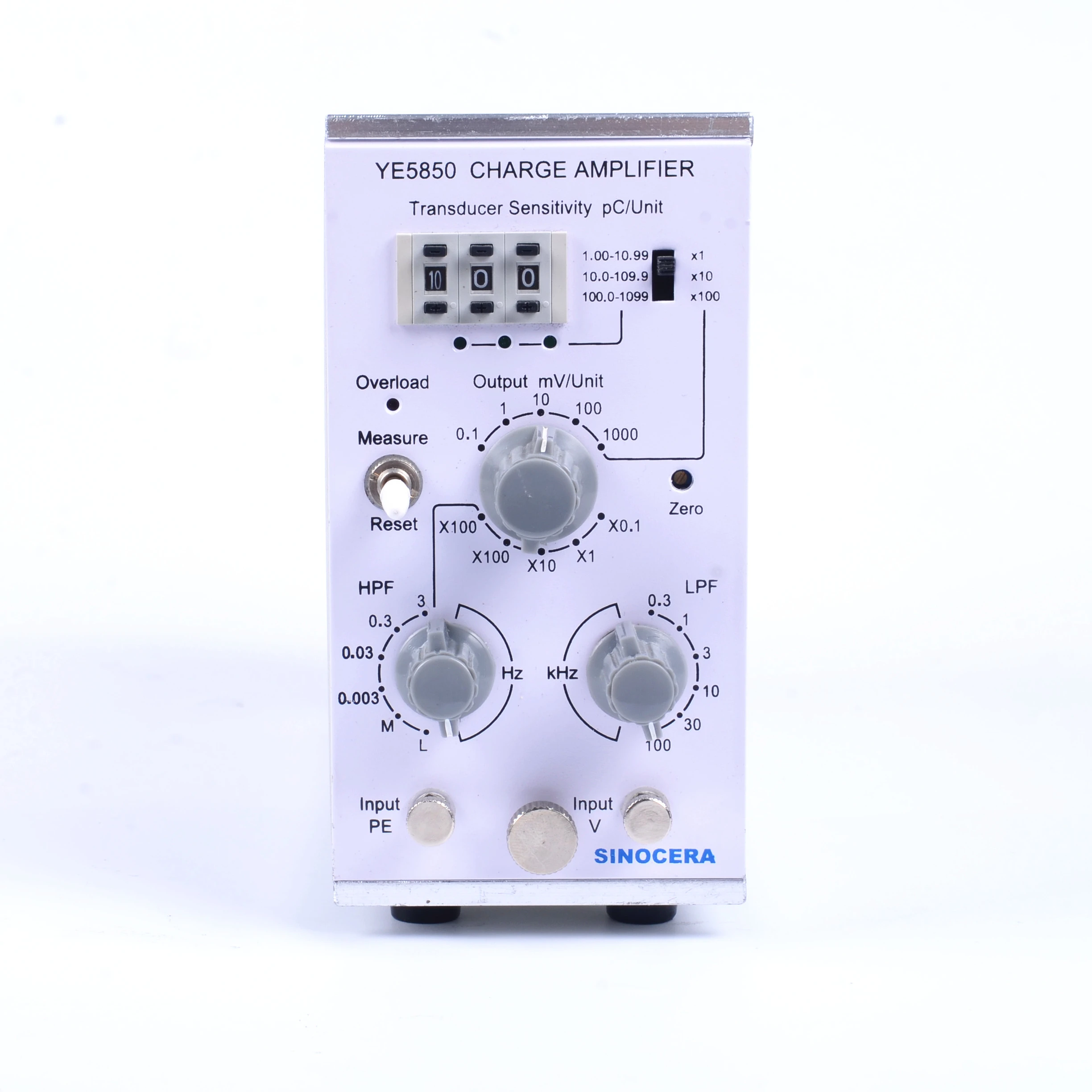 Very Low Frequency Quasi-static Charge Amplifier YE5850