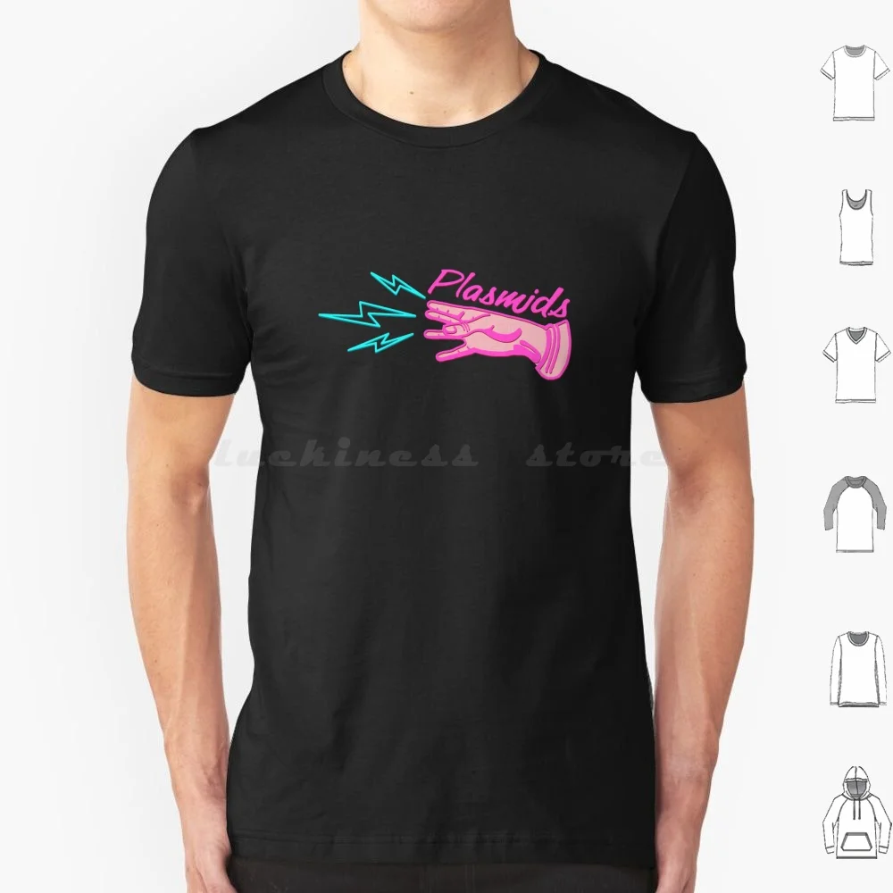Plasmides conception minimaliste à la main (néon) t-shirt grande taille 100% coton Plasmid Plasmids achète Plasmids évoluer aujourd'hui grand papa