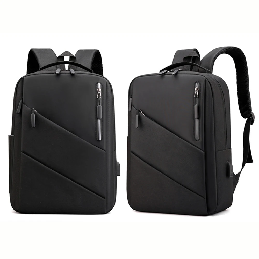 Waterproof Business Backpack Men Multifunction Men\'S Stylish Backpack Reflective Design Black Backpacks Usb Charging Back Bag