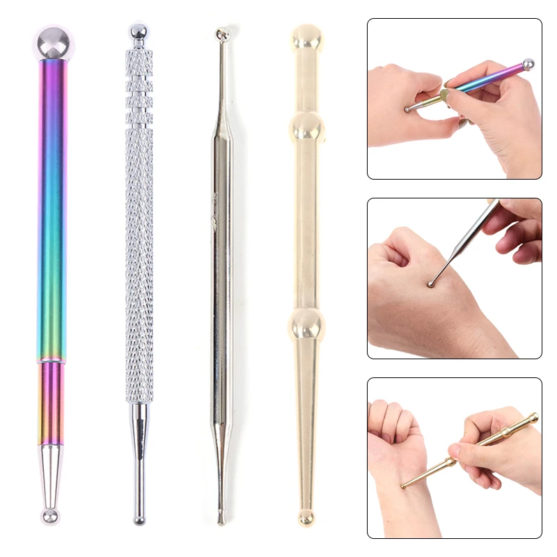 

1PC 4Styles Face Eye Trigger Point Massage Pen Reflexology Massage Tool SPA Therapy Stimulator Acupoint Massager Dredge Meridian