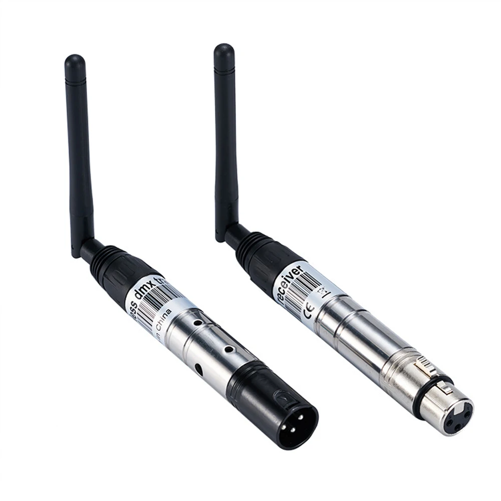 2.4G Wireless DMX 3 Pin Receivers and Transmitter Controller Console DMX512 XLR Receivers and Transmitter Stage Light Equipment