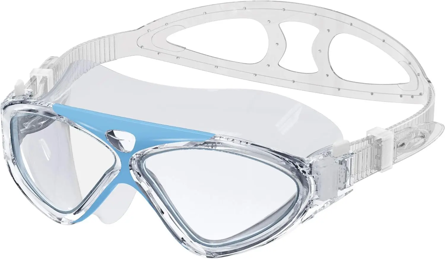 

Wide View Swim Mask - 180° Vision, Anti-Fog, Leakproof, UV Protection, with Hard Case