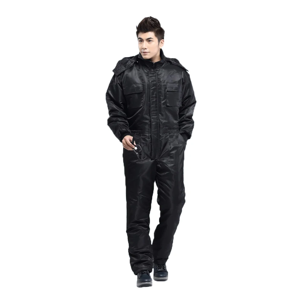 Black Windproof Rainproof Work Jumpsuit Overal Work Wear Ropa De Trabajo Para Hombre Men Working Clothes for Security Protection