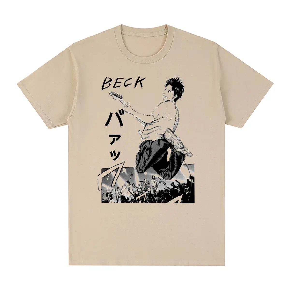 Beck Vintage T-shirt Pop alternative hip hop Music Cotton Men T shirt New Tee Tshirt Womens Tops