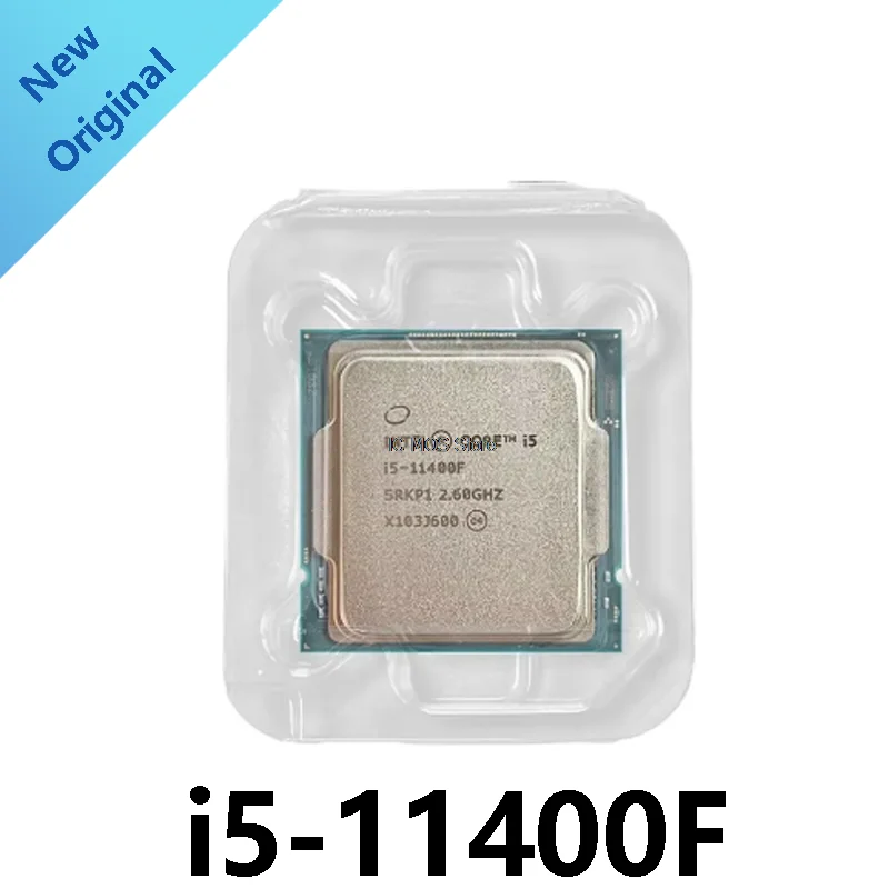 Intel New Core i5-11400F i5 11400F 2.6 GHz  L3=12M 65W LGA 1200 but no fan