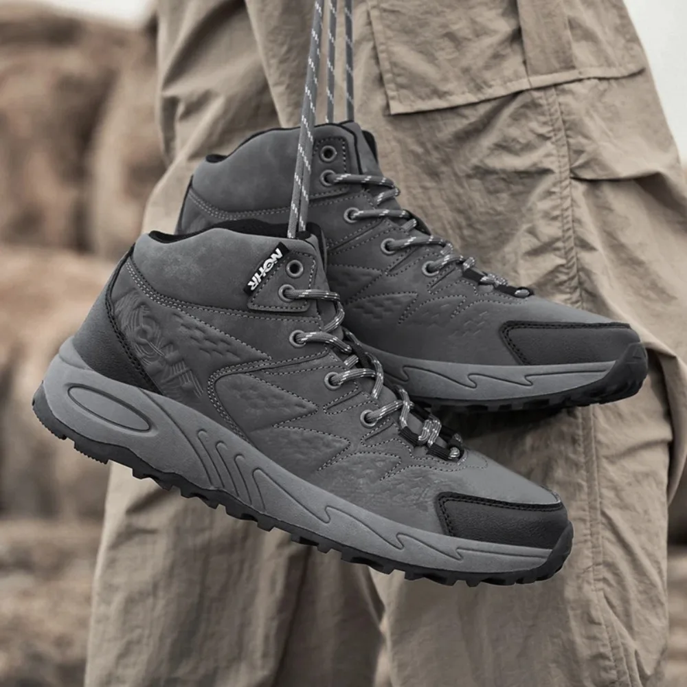 

2026 Autumn and winter outdoor fashion versatile high-top shoes soft sole wear-resistant casual shoes sports cargo shoes