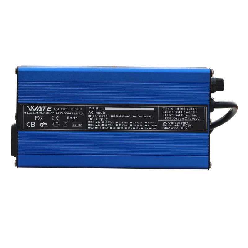 88.2V 3A Charger 77.7V Li-ion Battery Smart Charger Used for 21S 77.7V Li-ion Battery High Power With Fan Aluminum Case